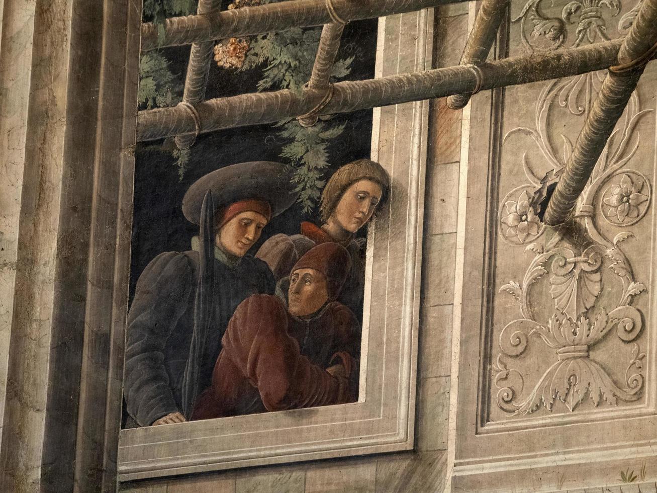 PADOVA, ITALY - APRIL 23 2022 - Eremitani Church in Padova restored mantegna paintings photo