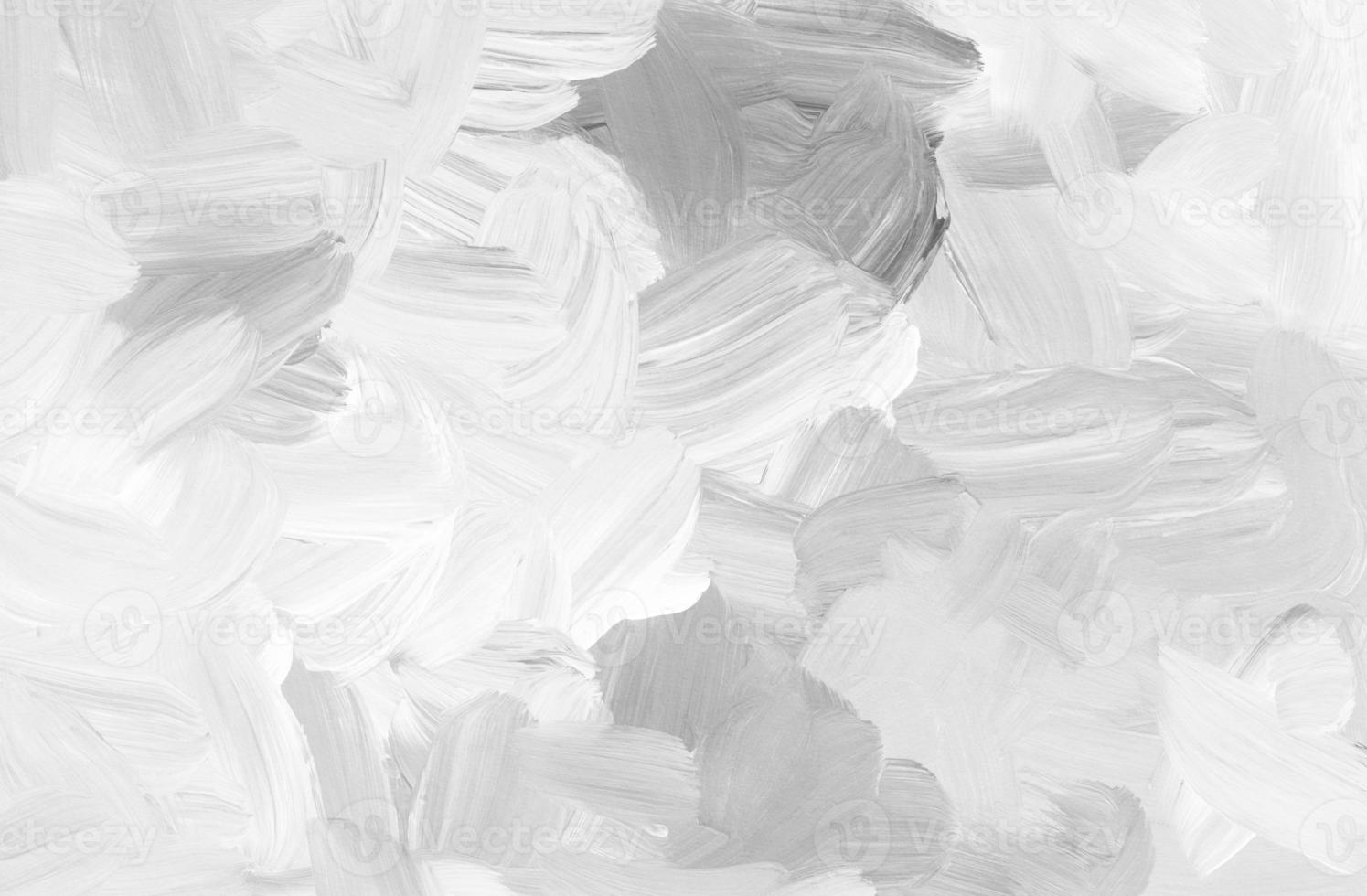 Light gray and white background texture, hand painted. Abstract conceptual artwork. Oil monochrome backdrop. Original minimalistic art. Template for design, invitations, cards. Brush strokes on paper. photo