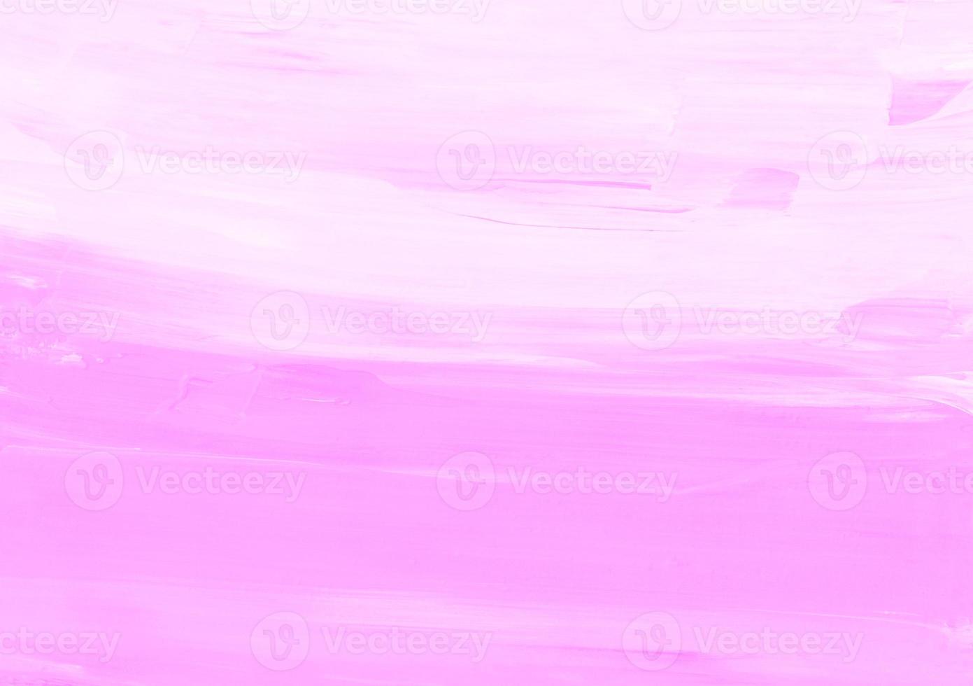 Abstract pastel soft pink and white background. Light fuchsia gradient backdrop. Brush strokes on paper. photo