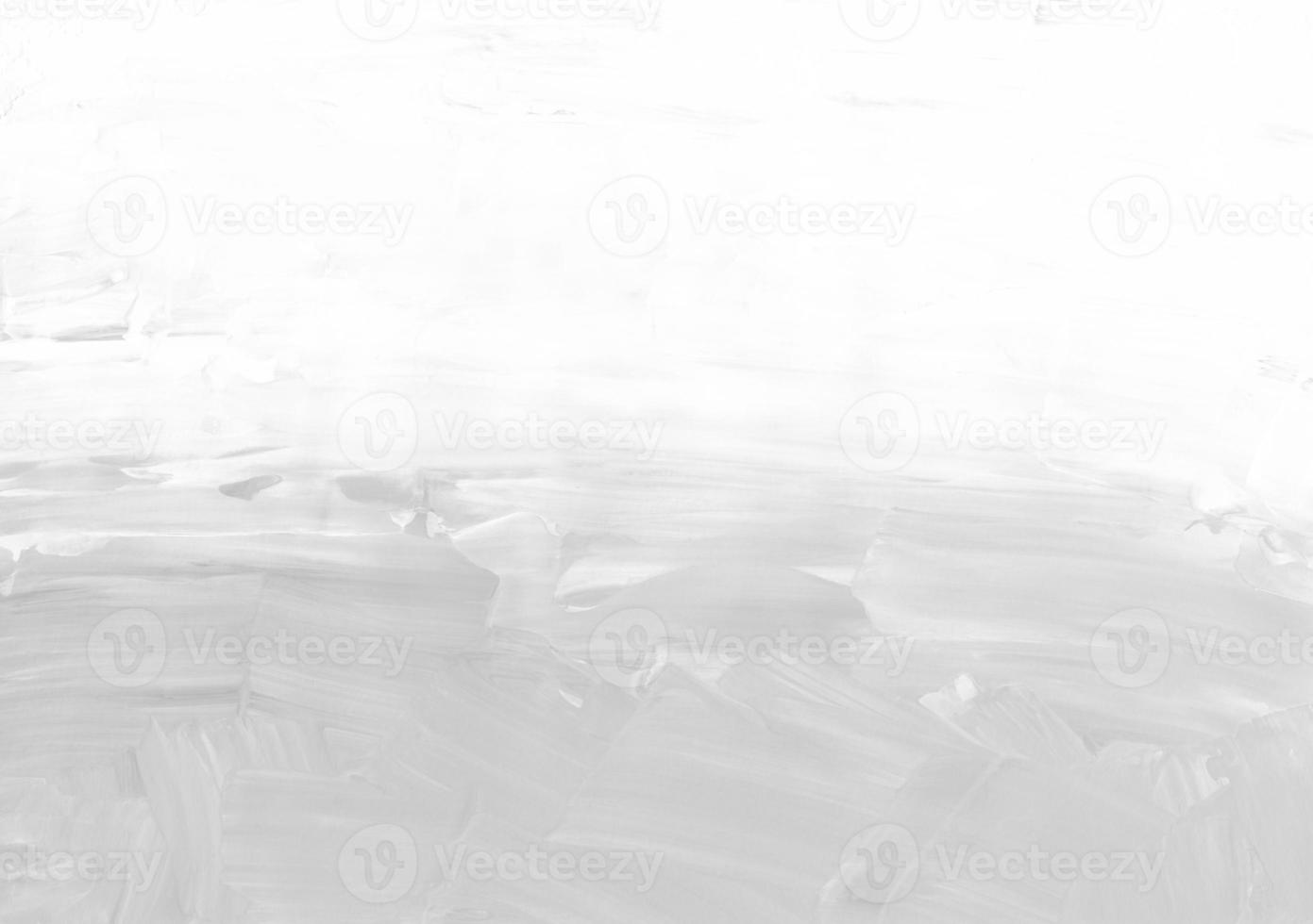 Abstract white background. Light monochrome backdrop. Gray and white backdrop. Minimalist painting. Brush strokes on paper. photo