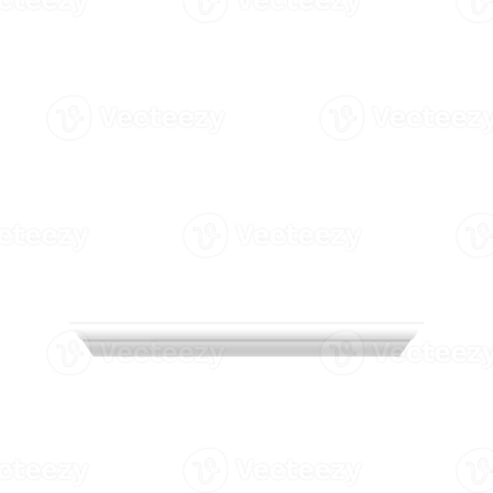 Food box blank mockup png