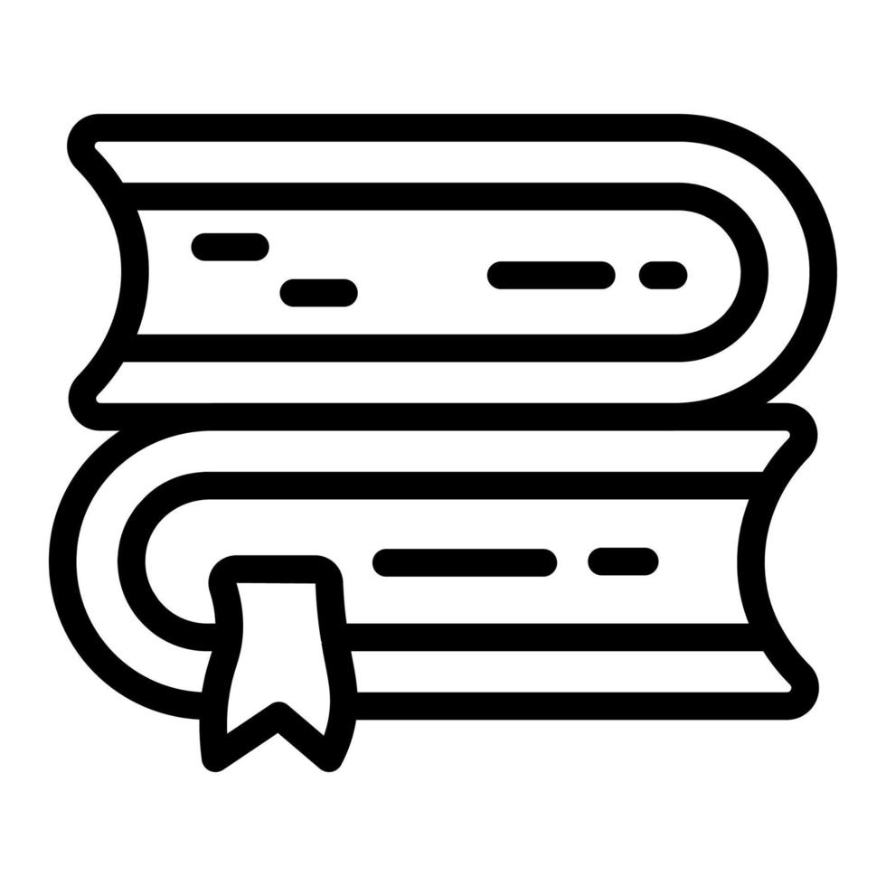Book Icon Line vector