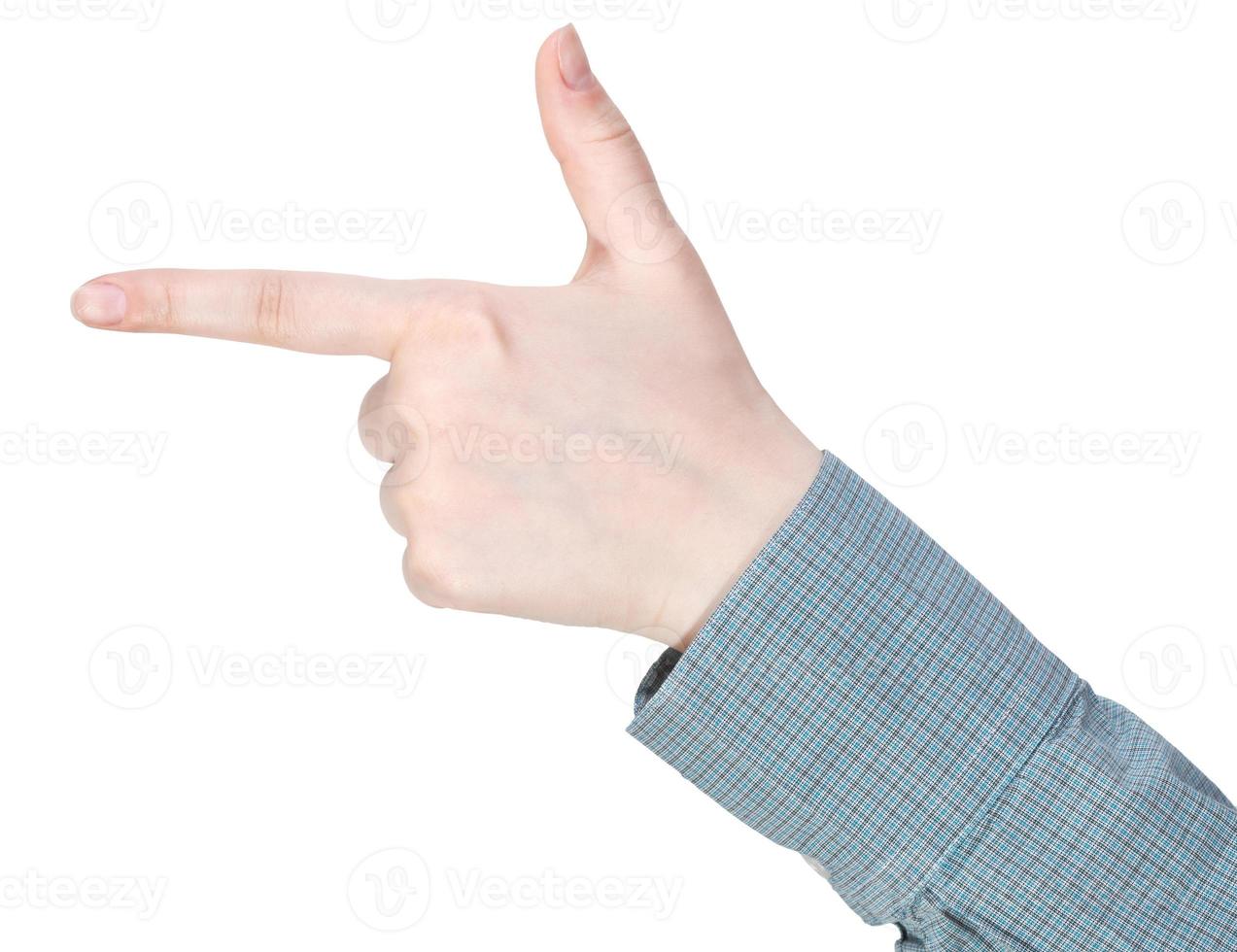 handgun - hand gesture photo