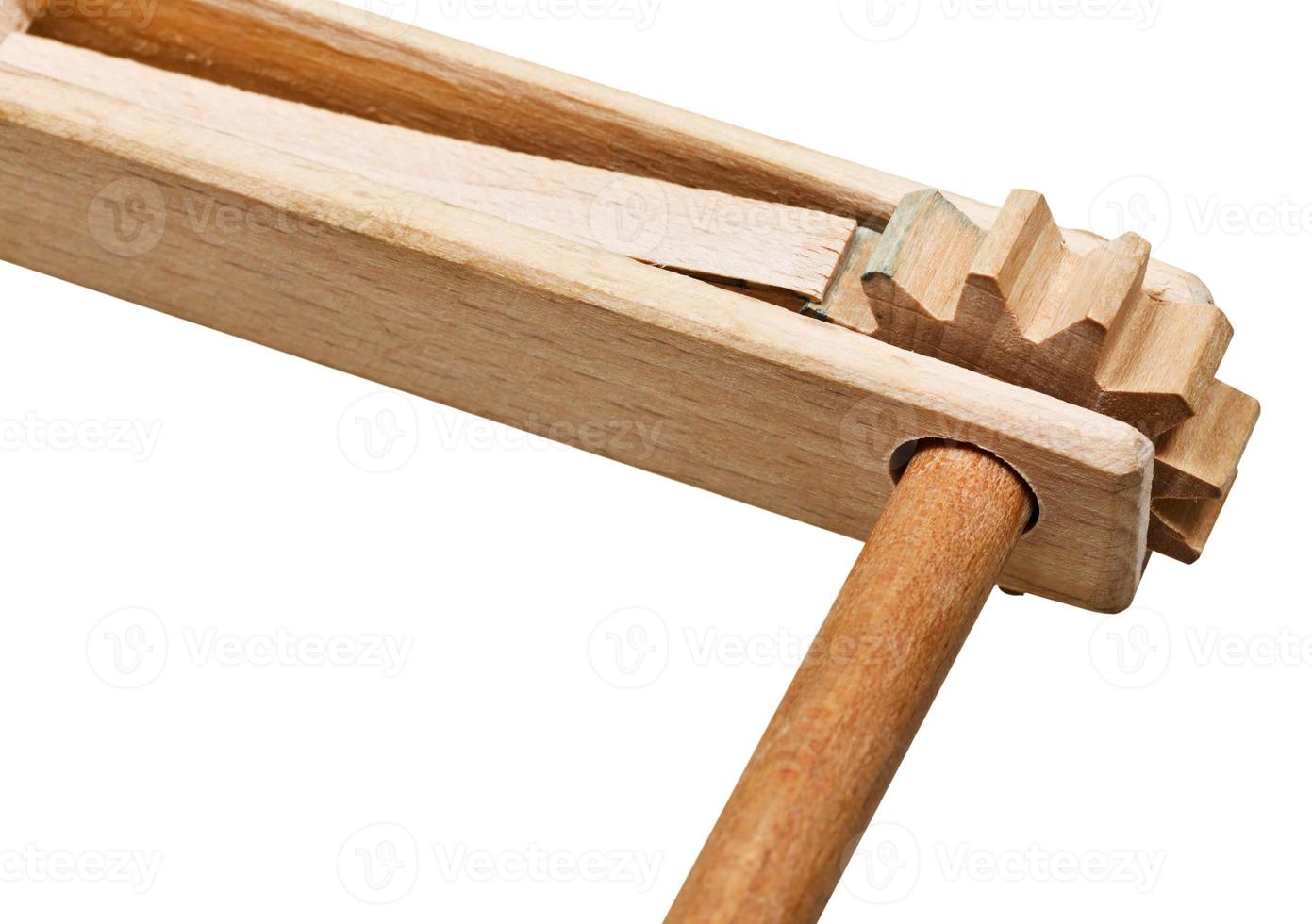treshchotka clapper musical instrument close up photo