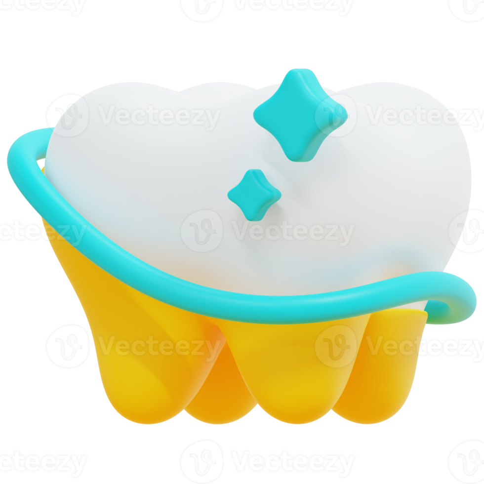 whitening 3d render icon illustration png