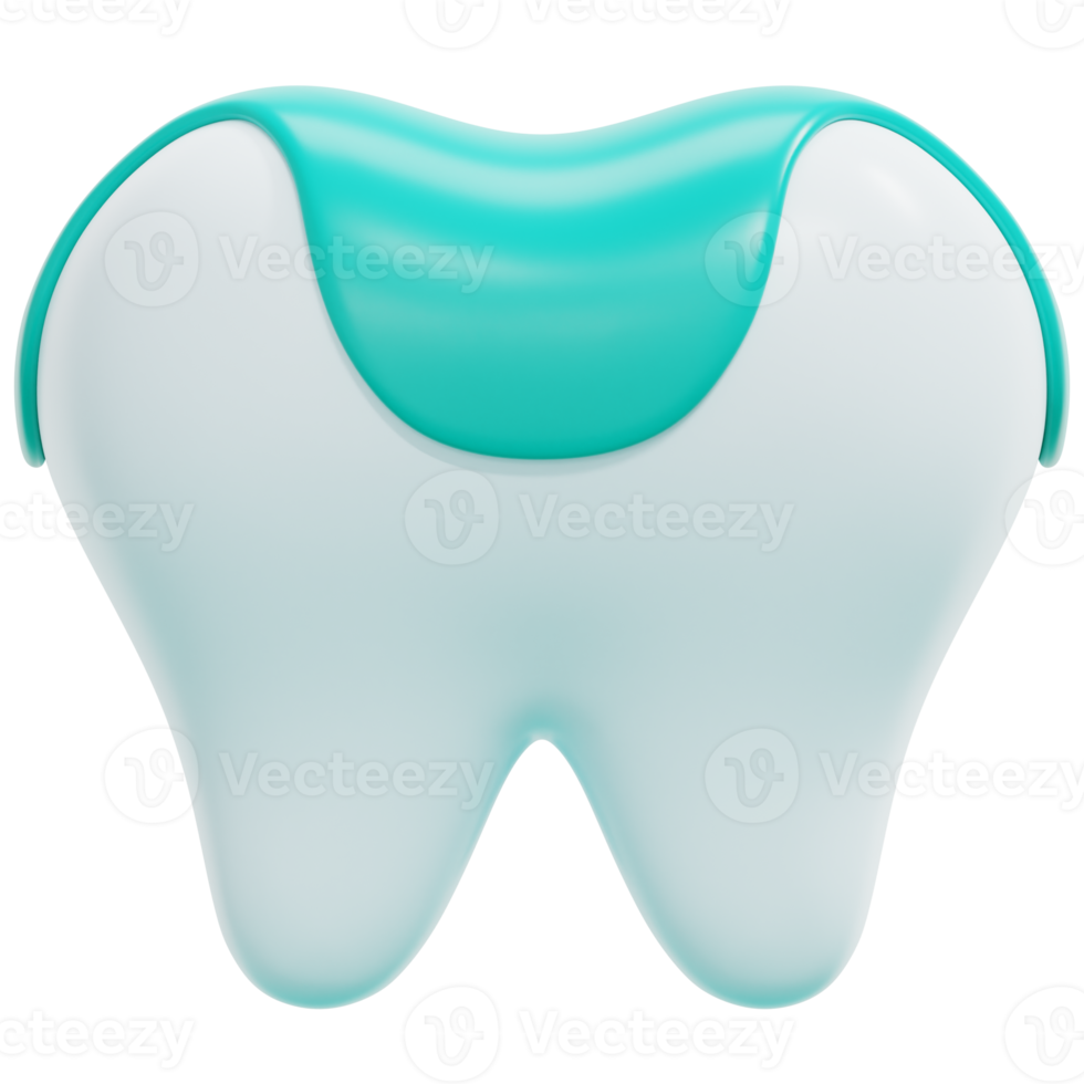 dental filling 3d render icon illustration png