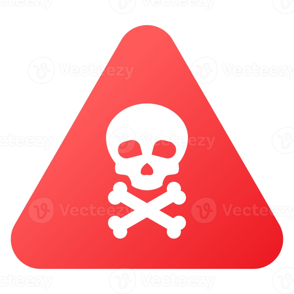 Danger sign icon transparent background png