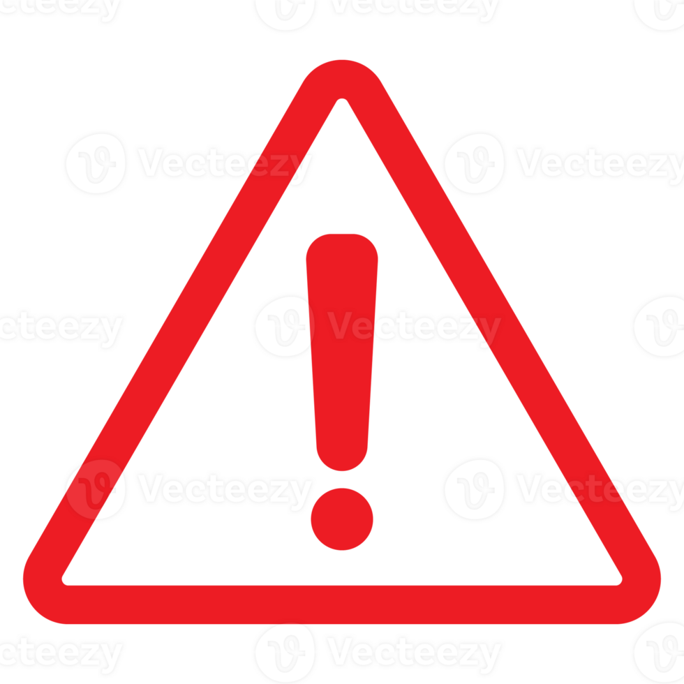 waarschuwing teken icoon transparant achtergrond png