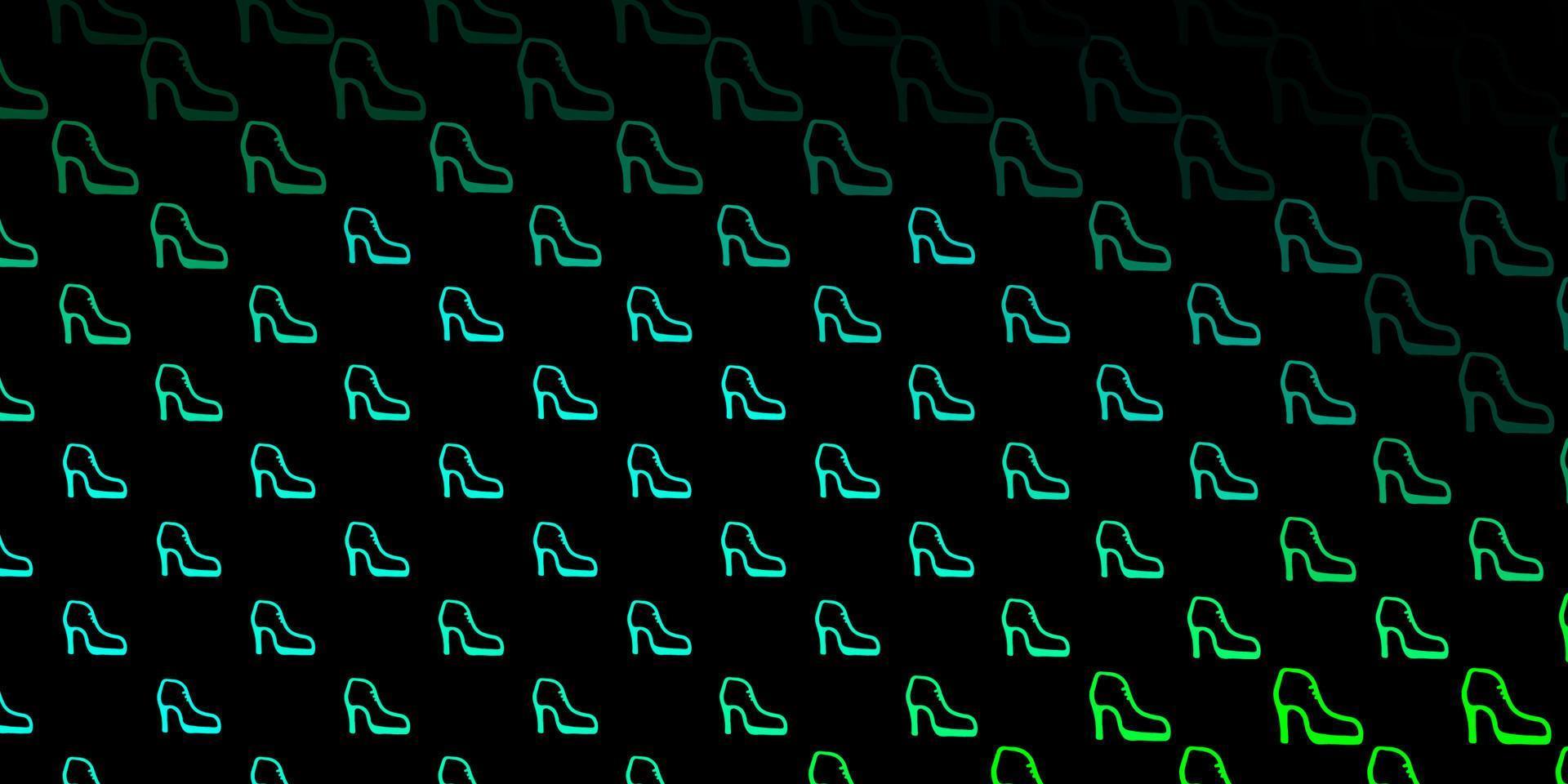 Dark green vector backdrop with woman's power symbols.