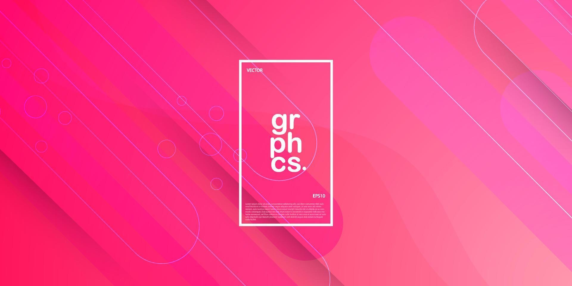 Abstract red pink gradient illustration geometric background with simple pattern. cool design.Eps10 vector