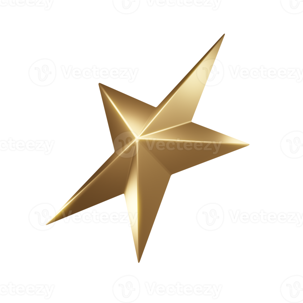 star 3d icon gold png