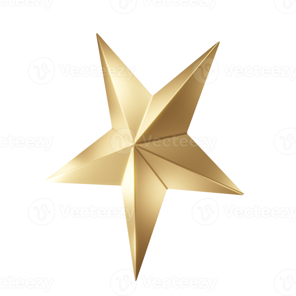 star 3d icon gold png