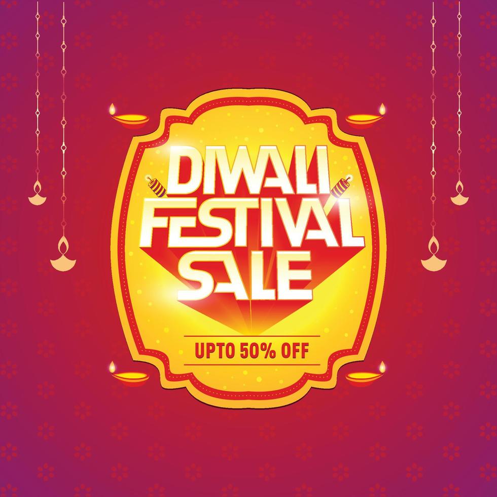 oferta de venta del festival diwali, plantilla, pancarta, diseño de logotipo, afiche, unidad, etiqueta, encabezado web, vector