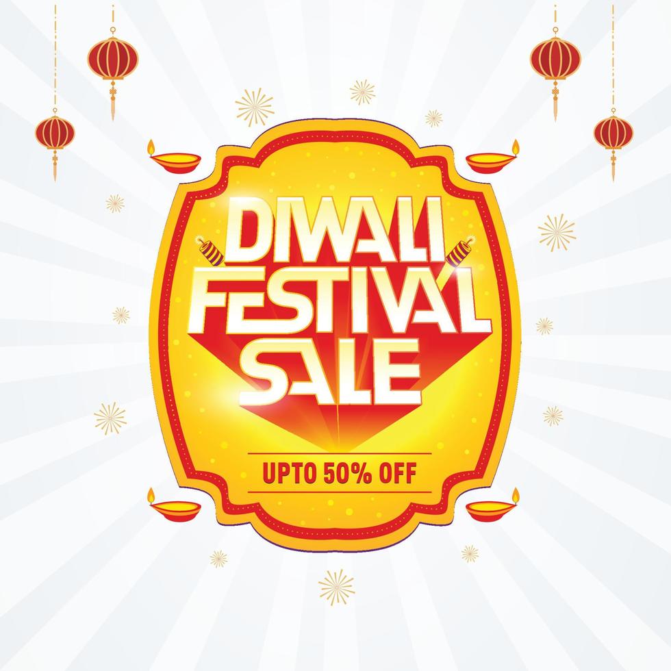 Diwali Festival Sale Offer, Template, Banner, Logo Design, Poster, Unit, Label, Web Header, Vector