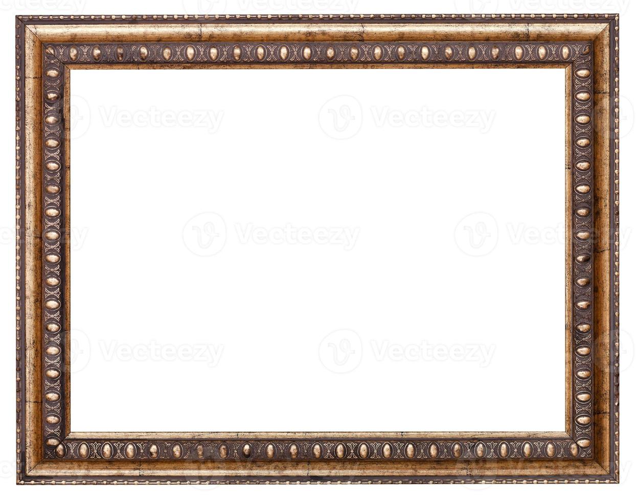 baroque style picture frame with cut out canvas photo