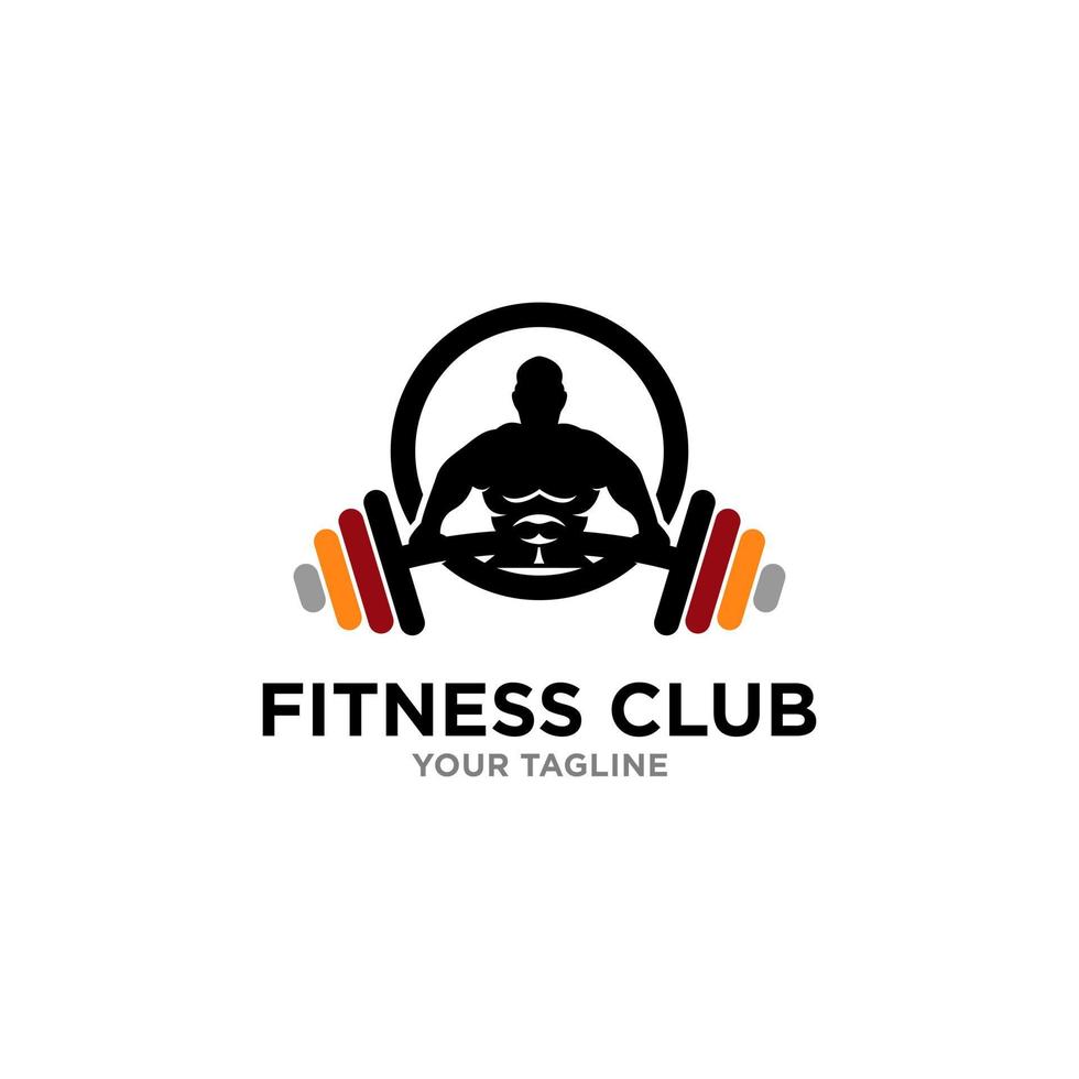 plantilla de diseño de logotipo de fitness imagen vectorial de salud o gimnasio vector