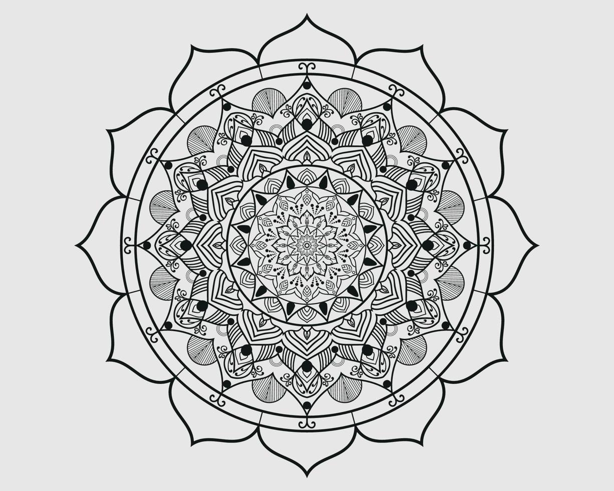 Luxury ornamental mandala design background decoration vector