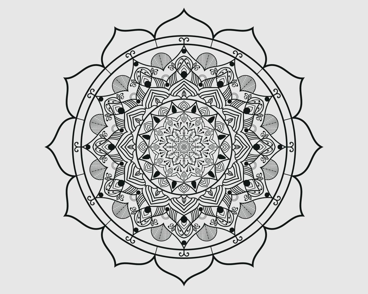 Luxury ornamental mandala design background decoration vector