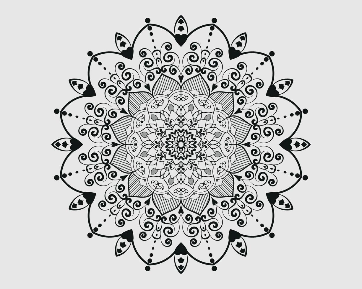 Luxury ornamental mandala design background decoration vector