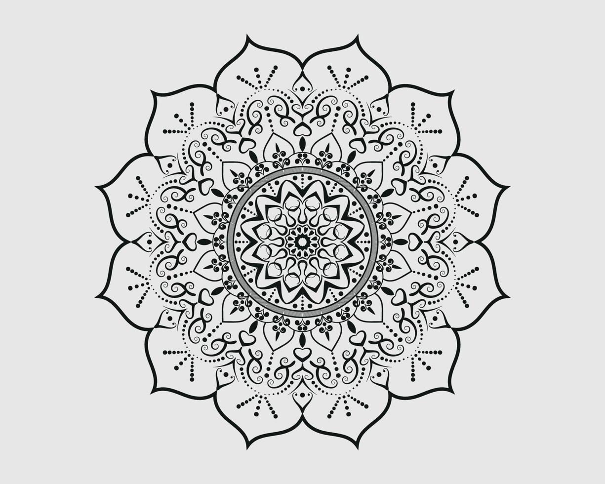Luxury ornamental mandala design background decoration vector