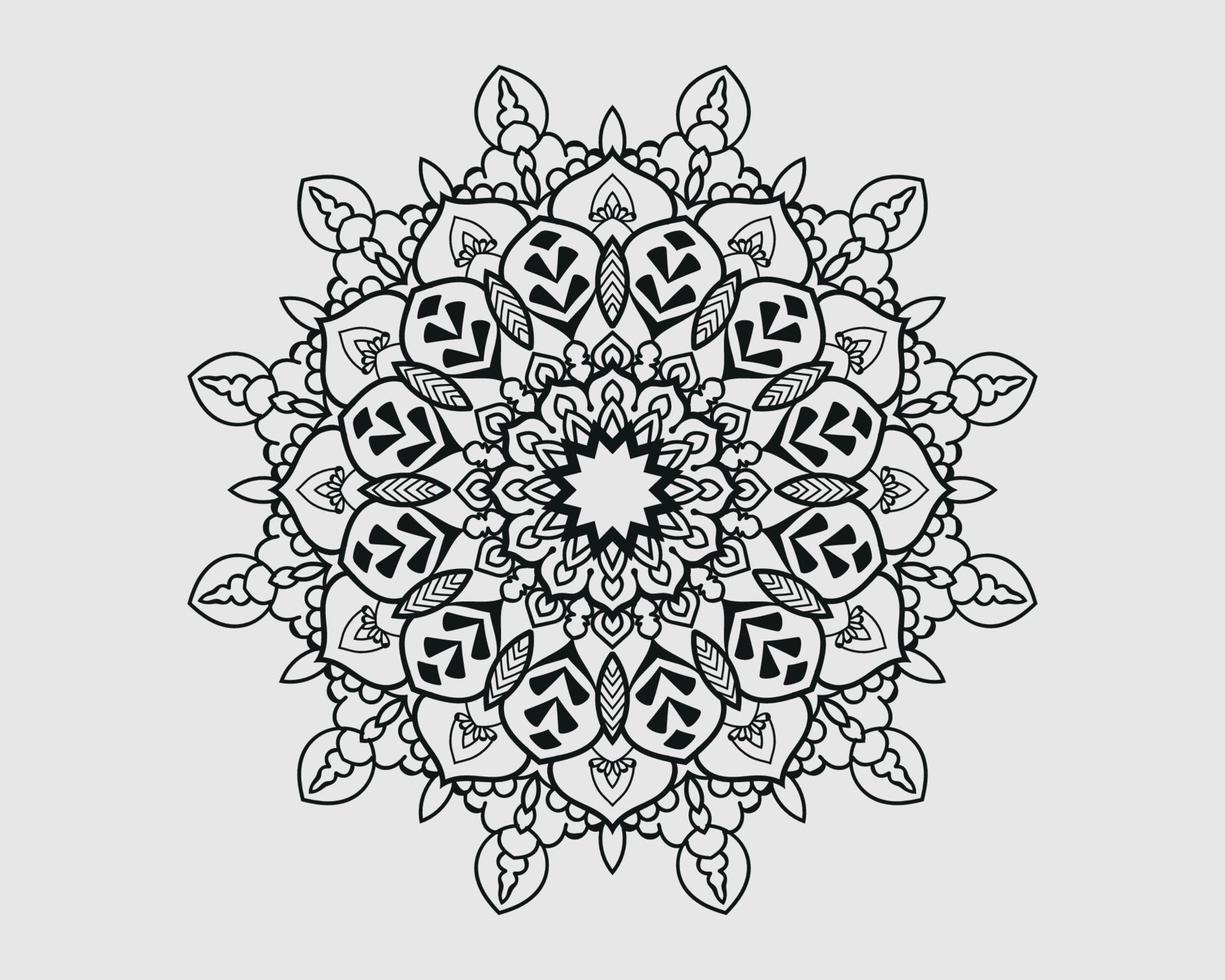 Luxury ornamental mandala design background decoration vector