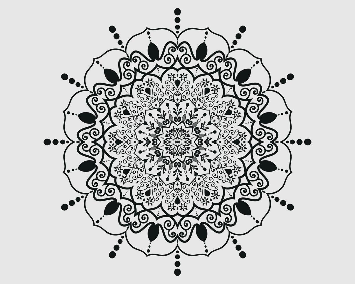 Luxury ornamental mandala design background decoration vector