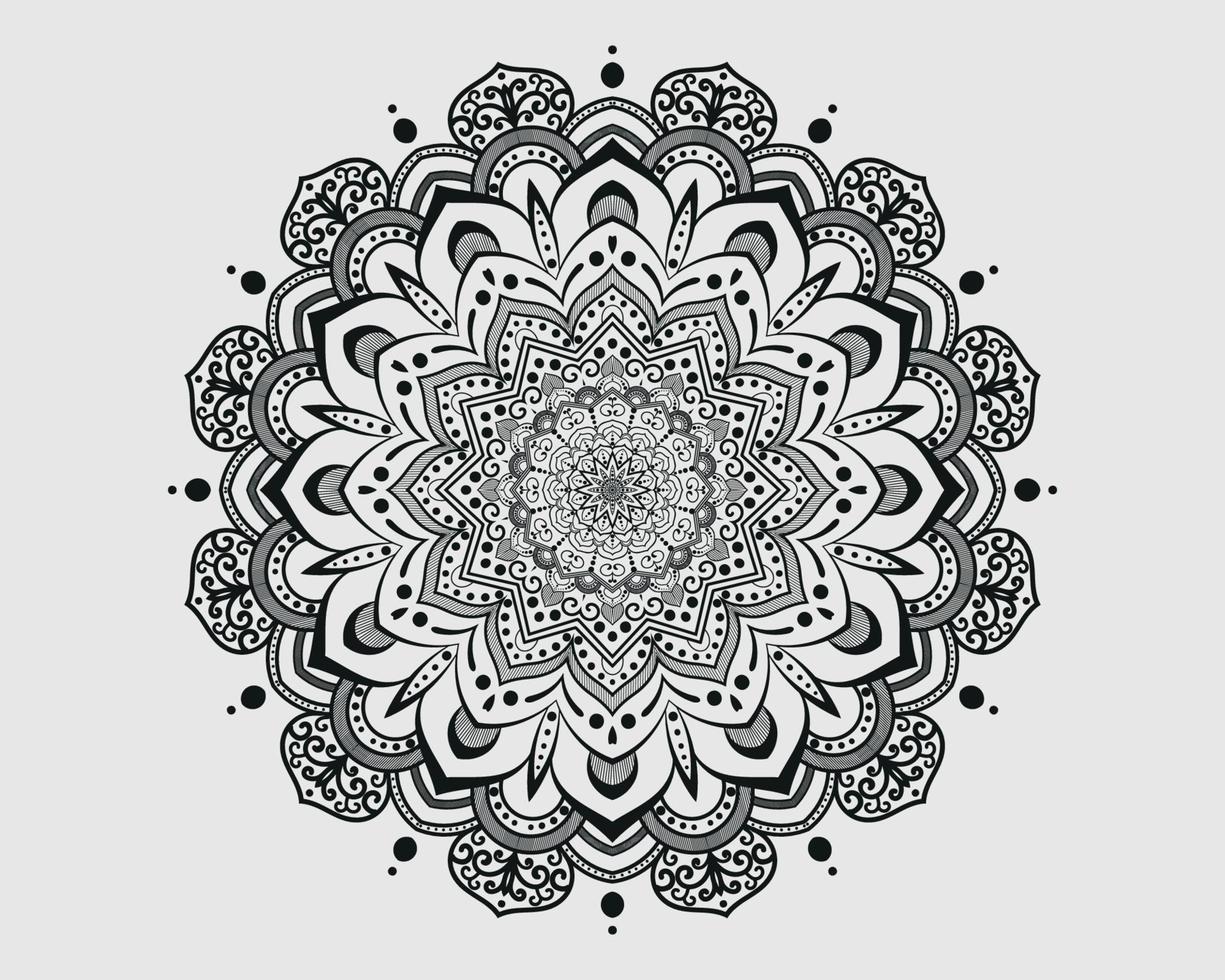Luxury ornamental mandala design background decoration vector