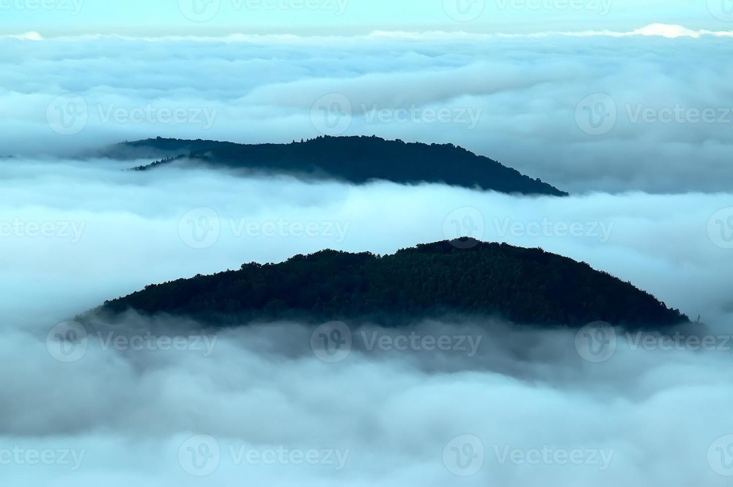Inversion of the mountains photo