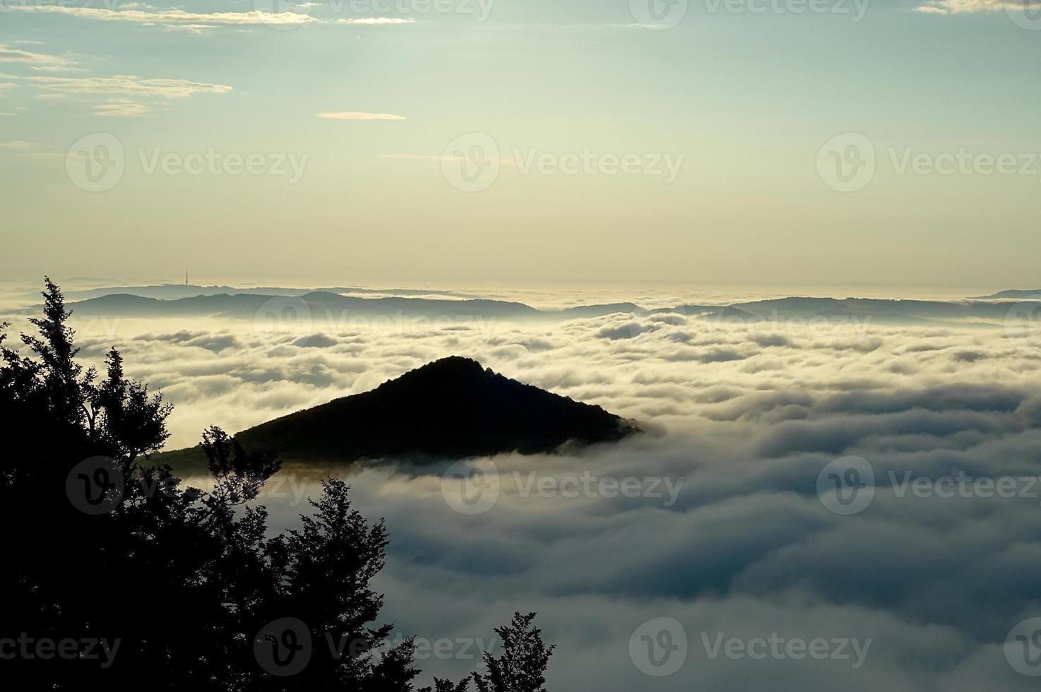 Inversion of the mountains photo