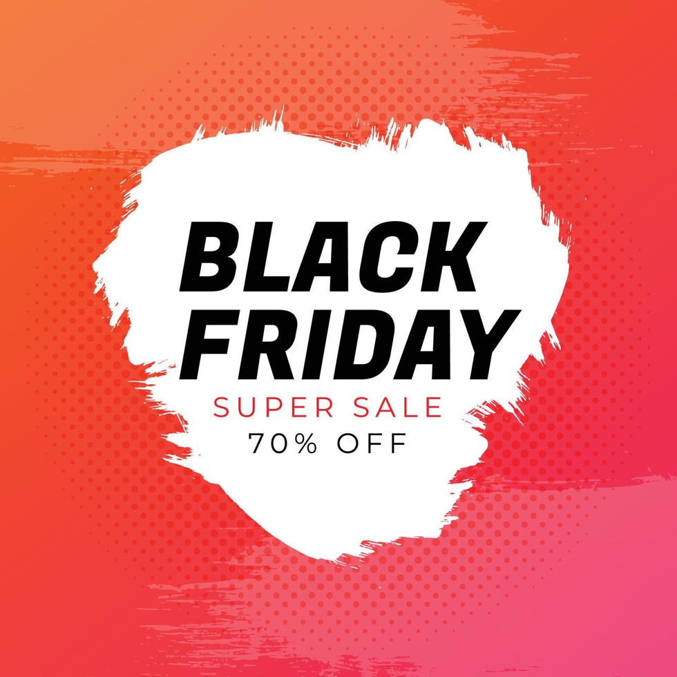 black friday sale banner vector