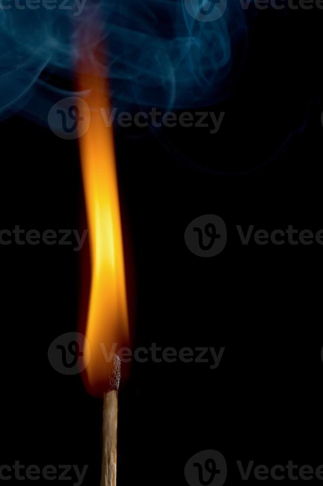 Art of burning matchstick photo