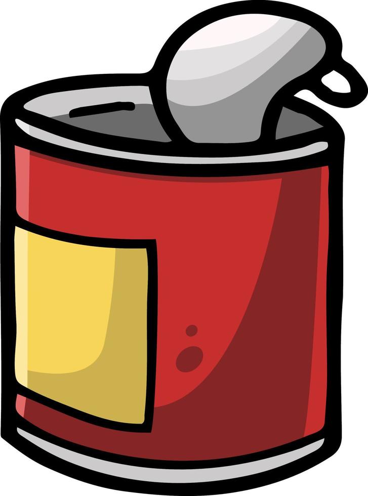 red can handdrawn vector