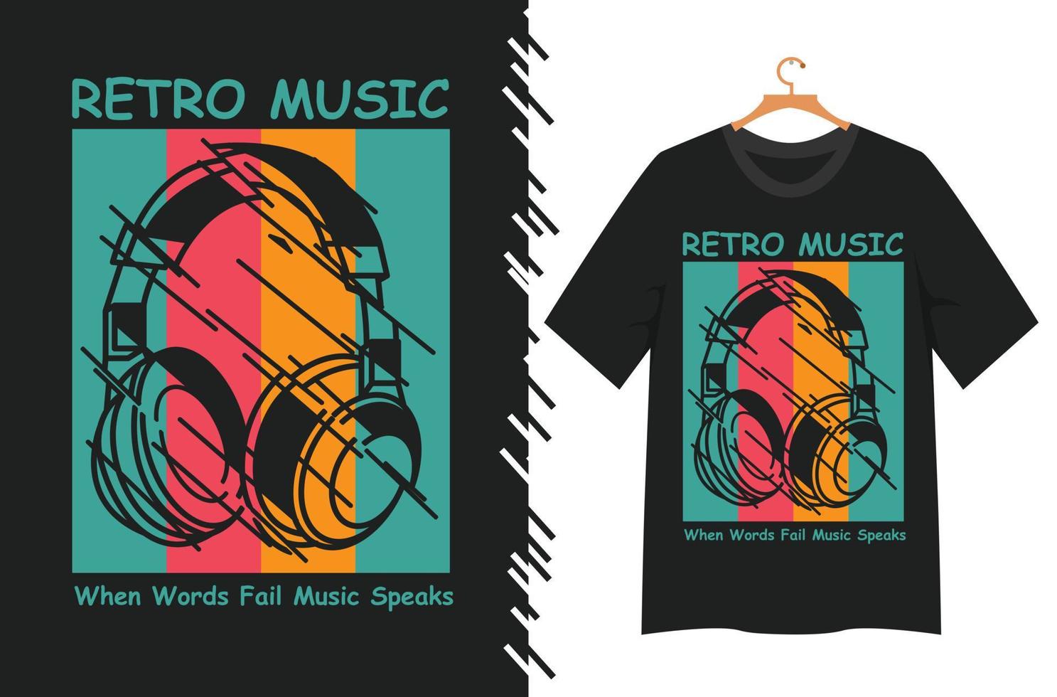 ilustración musical para el diseño de camisetas vector