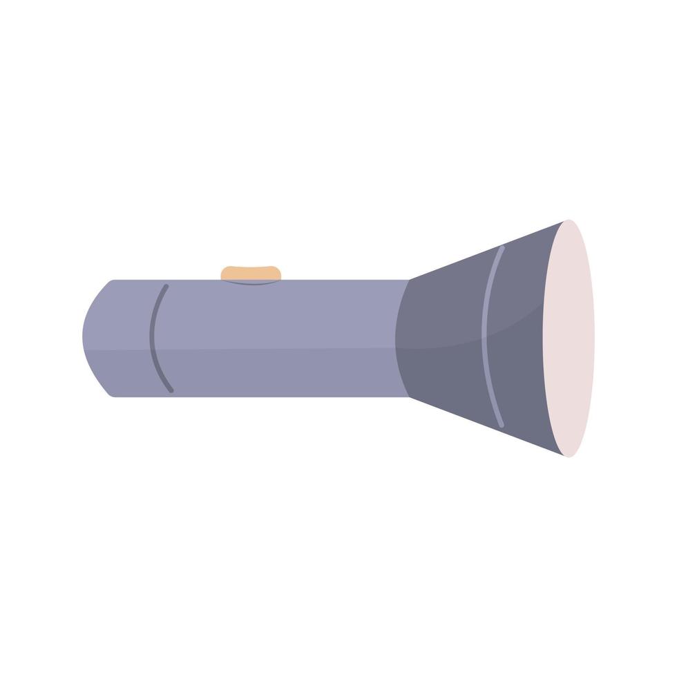 vector illustration of flashlight