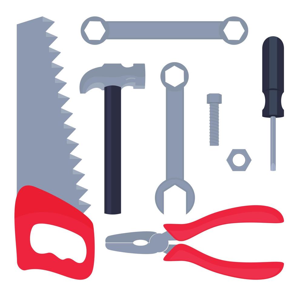 set of tools vector