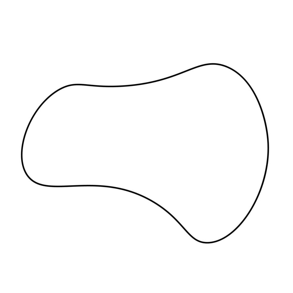 Monoline Abstract Shape vector