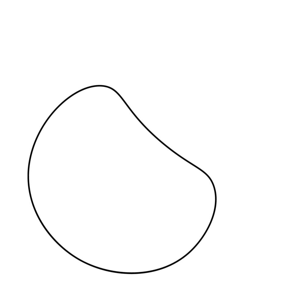 Monoline Abstract Shape vector