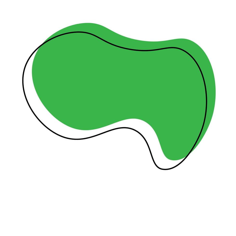 Abstract Shape LineArt vector