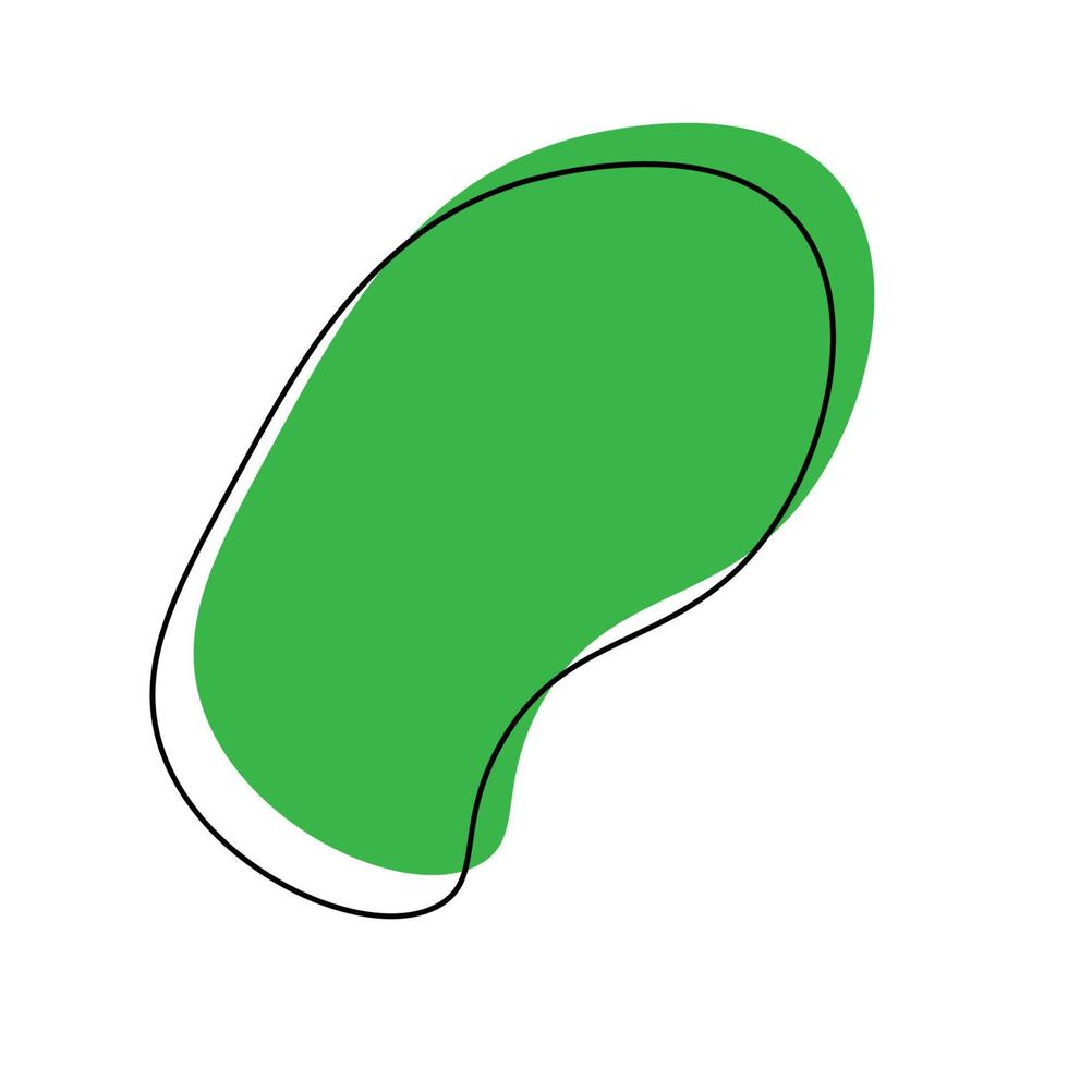 Abstract Shape LineArt vector