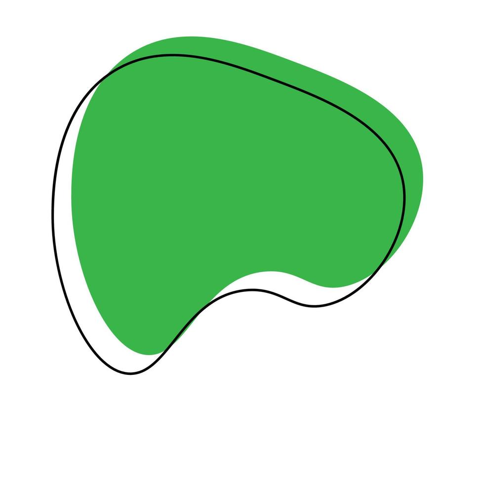 Abstract Shape LineArt vector