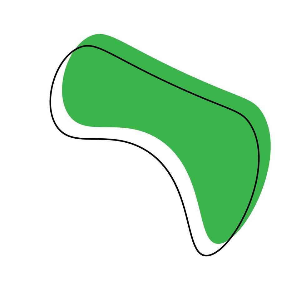 Abstract Shape LineArt vector