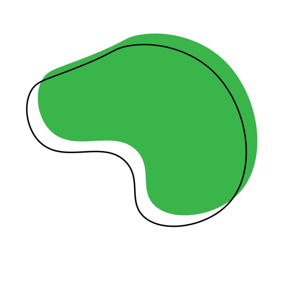 Abstract Shape LineArt vector
