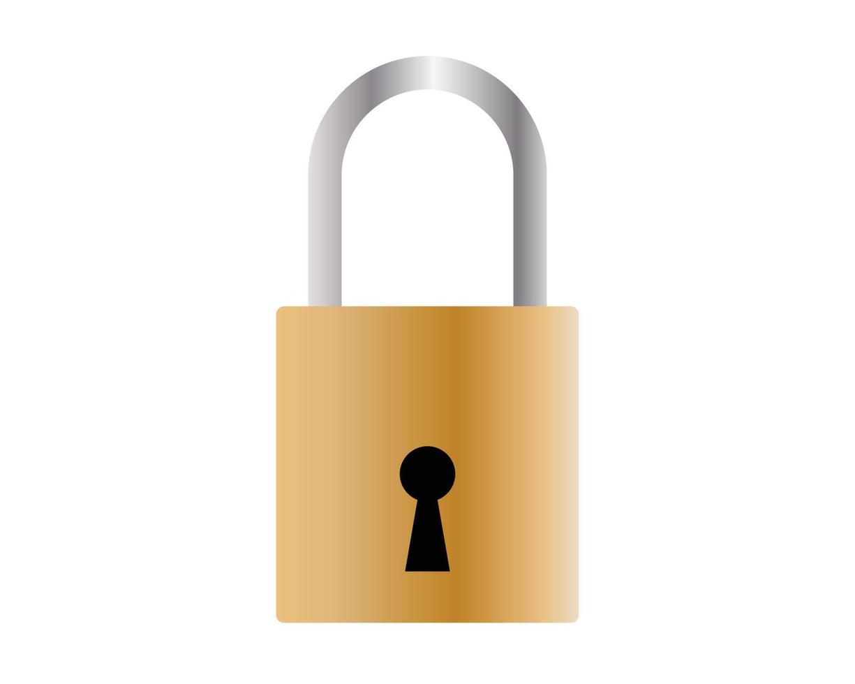 Padlock vector illustration