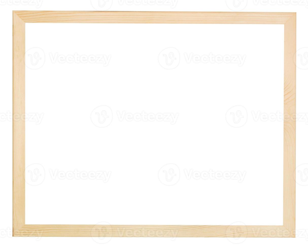 modern flat narrow light wooden picture frame photo