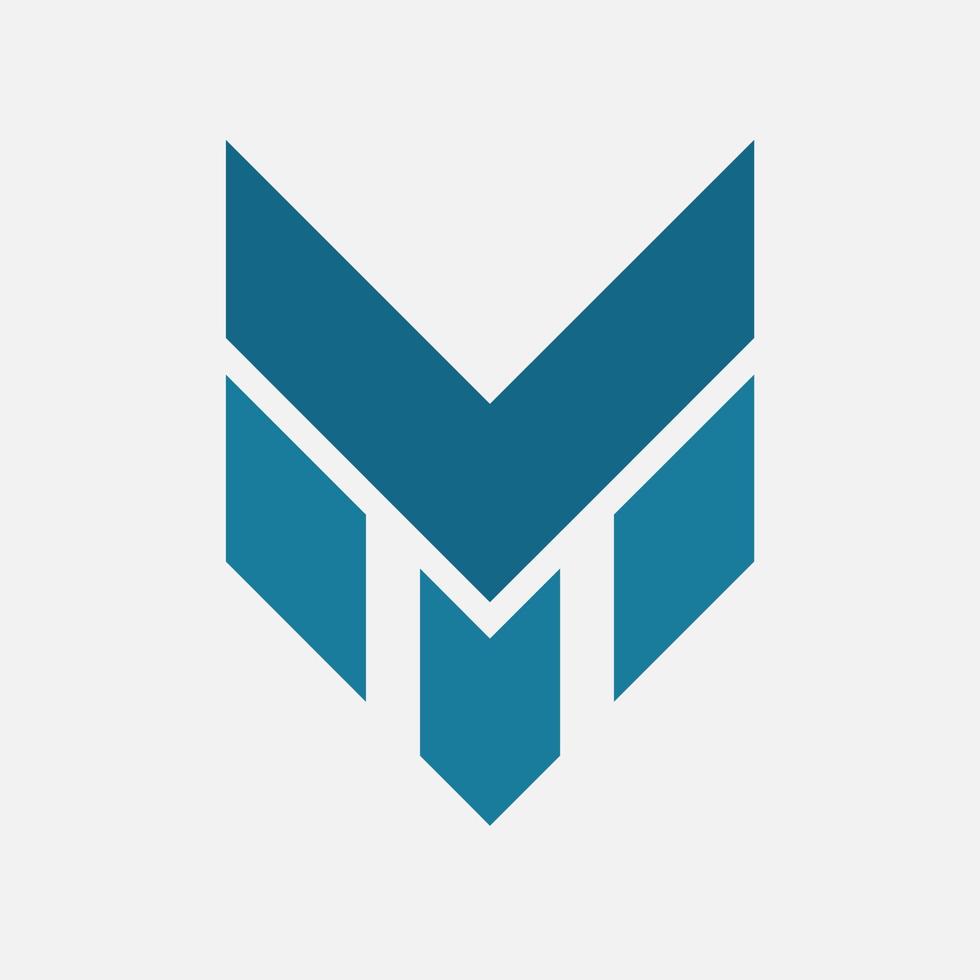 Basic RGB m logo vector