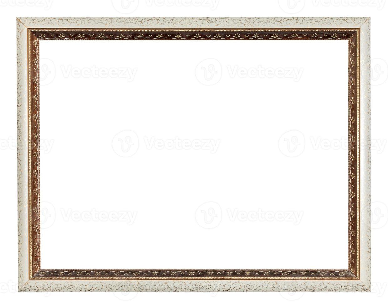 narrow modern wooden carved picture frame photo