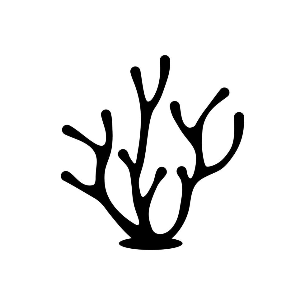 logotipo vectorial de coral vector