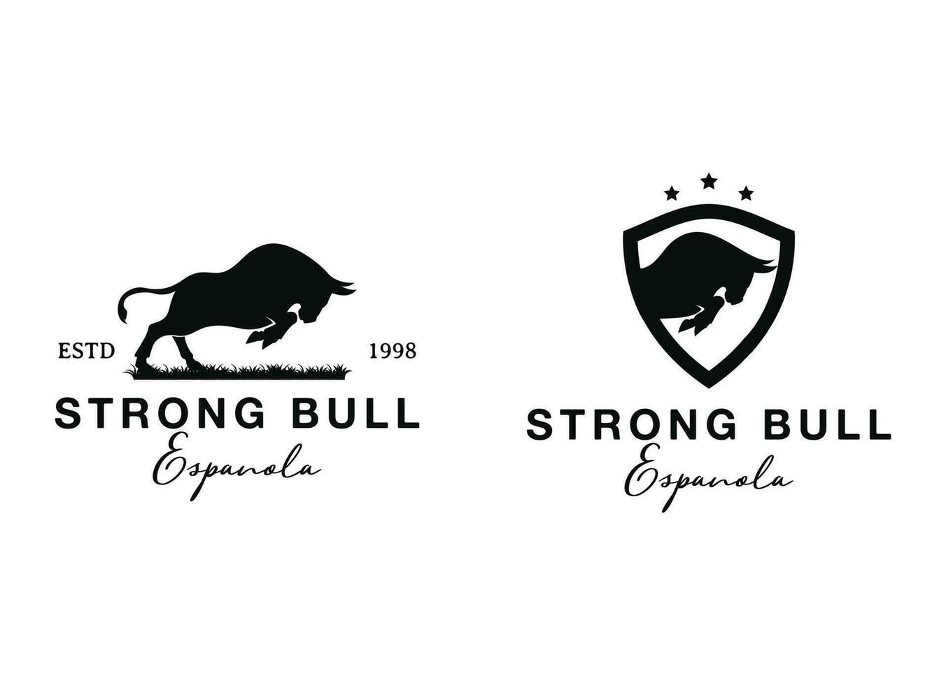 Angry Bull or Taurus Logo Mascot. Vector Illustration