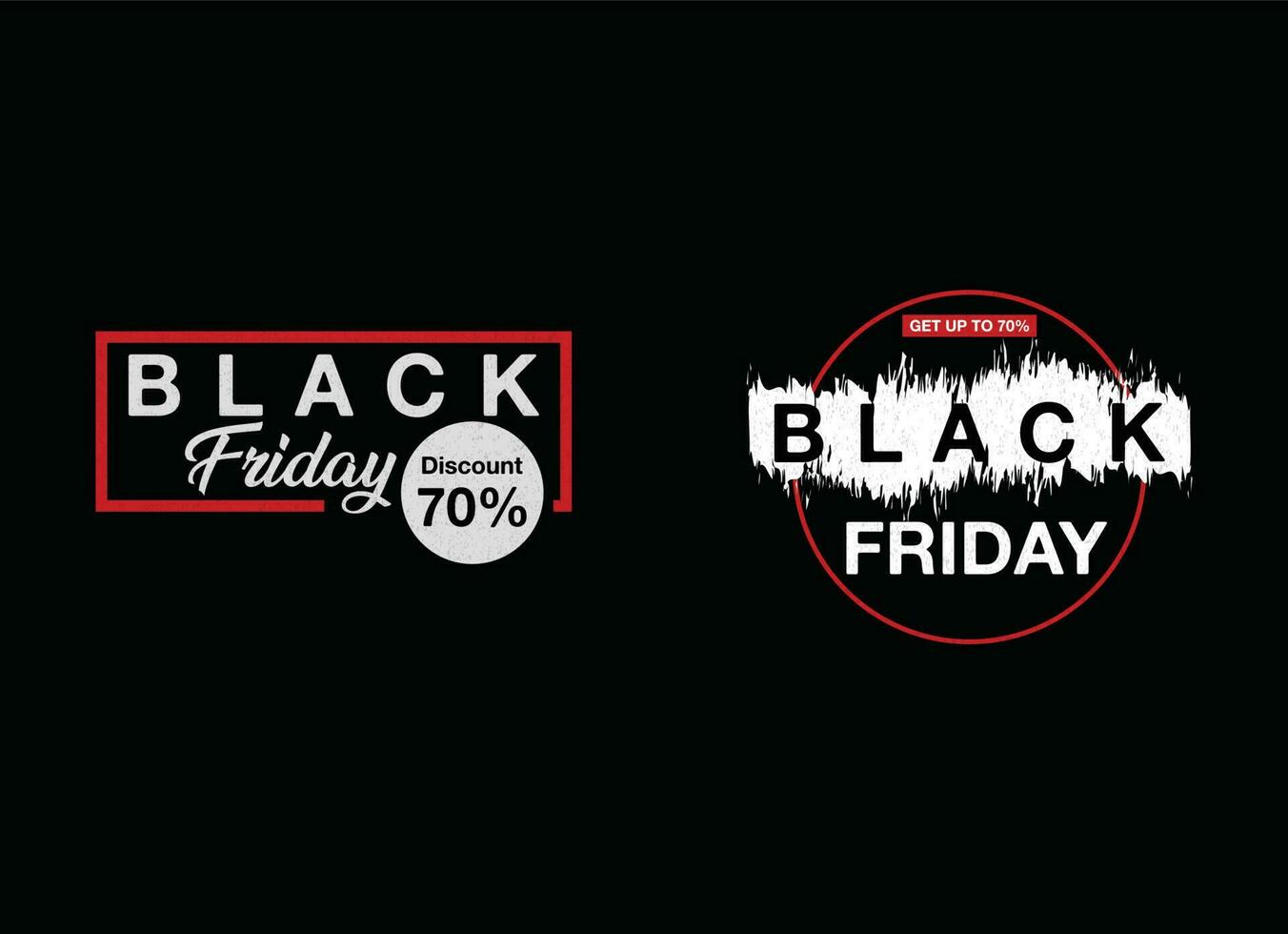 Black Friday Banner Vector Design Template