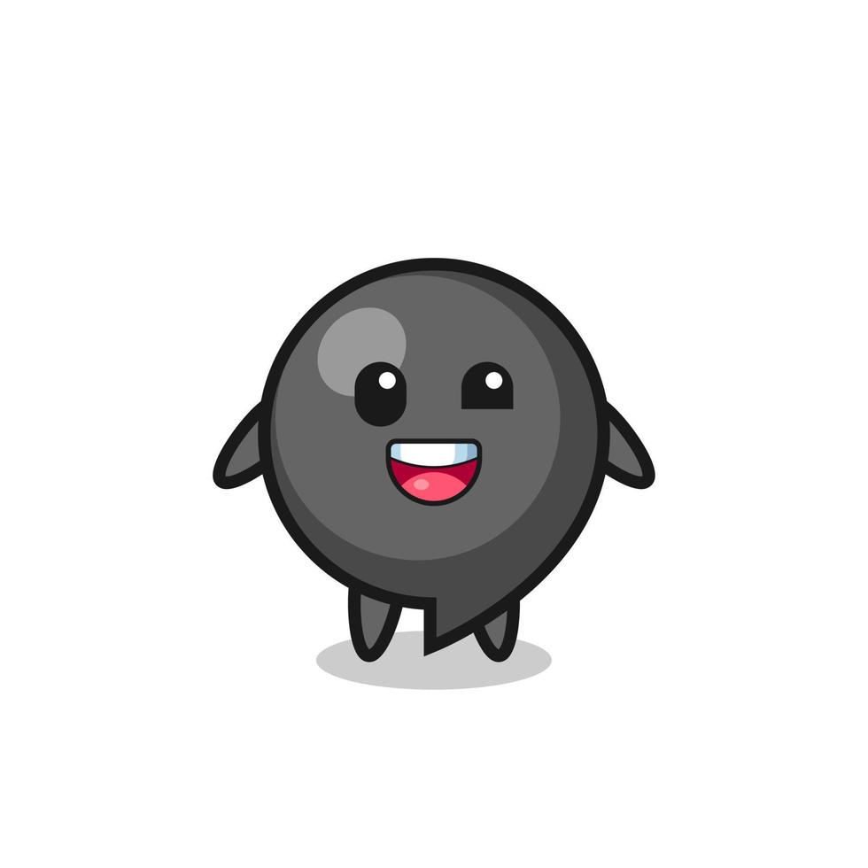 illustration of an comma symbol character with awkward poses vector